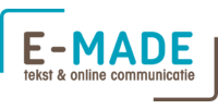 Logo van E-Made Tekst & Online Communicatie Logo van E-Made Tekst & Online Communicatie