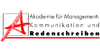 Logo von Akademie für Management-Kommunikation und Redenschreiben (AMAKOR GmbH)