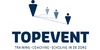 Logo van TopEvent Training Coaching en Scholing in de Zorg Logo van TopEvent Training Coaching en Scholing in de Zorg